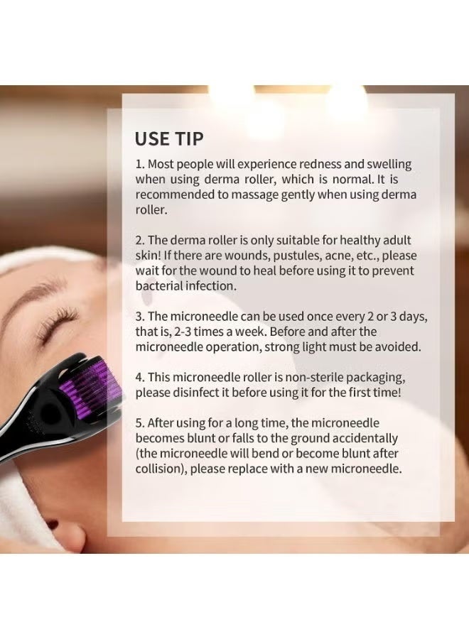 Derma Roller 1.5mm With 540 Titanium Micro Needles - Image 4